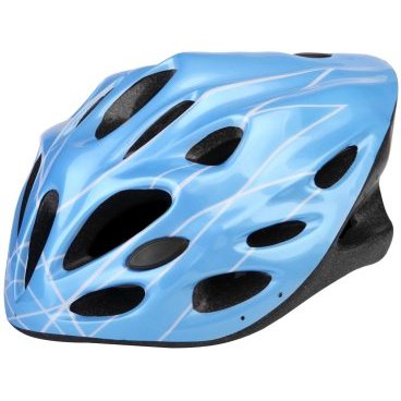 Шлем велосипедный Stels MV-21, голубой, LB000017