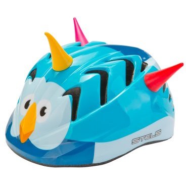 Шлем велосипедный детский Stels MV-7, голубая птица