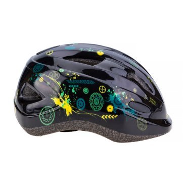 Шлем велосипедный Vinca sport VSH 7, детский, с регулировкой, белый, рисунок - "робокоп", индивидуальная упаковка
