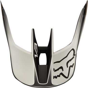 Фото Козырек к шлему Fox V3 Helmet Visor Kustm, пластик, Grey, 23104-006-L/XL