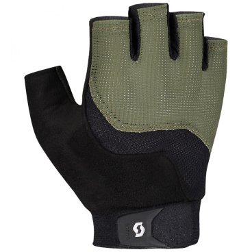 Велоперчатки SCOTT Essential SF Glove, black/green moss, 2018, 241691-6552