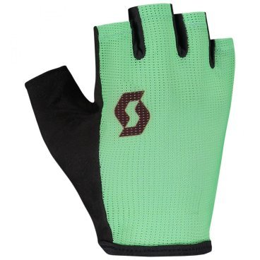 Велоперчатки SCOTT Aspect Sport Gel, короткие пальцы, mint green/maroon red, 2020, 270124-6457