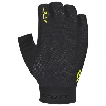 Велоперчатки SCOTT RC Premium, короткие пальцы, black/sulphur yellow, 2020, 275391-5024