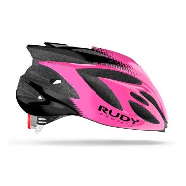 Велошлем Rudy Project RUSH Pink Fluo/Black Shiny 2020, HL570171
