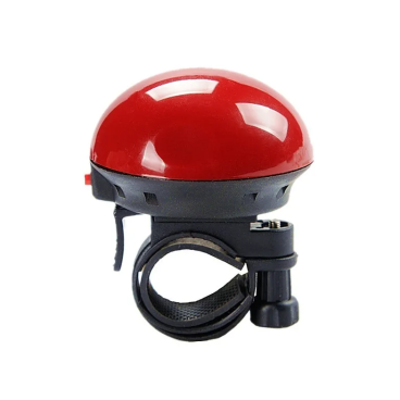 Звонок велосипедный XINGCHENG X-Light, электронный, с кнопкой, красный, XC-139RED