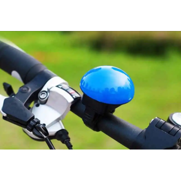 Звонок велосипедный XINGCHENG X-Light, электронный, с кнопкой, синий, XC-139BLU