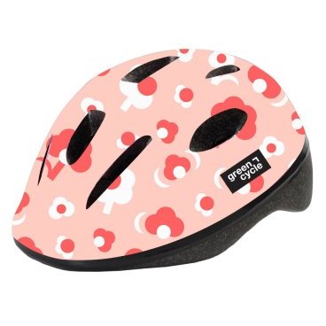 Шлем велосипедный детский Green Cycle MIA, розовый лак