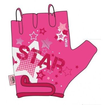 Фото Велоперчатки детские Forward STAR Girl, розовый, FWDVG967Star