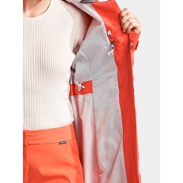 Куртка женская Didriksons BEA WNS JKT, красный коралл, 503068
