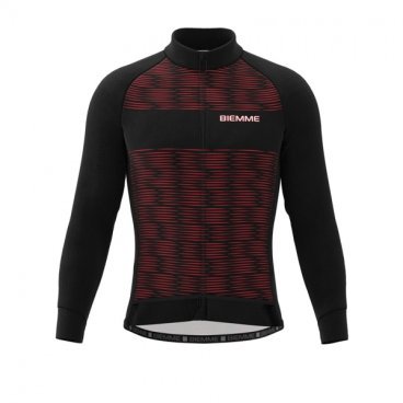 Куртка велосипедная Biemme CRITERIUM AC16, черно-красный 2020, A30L1022M