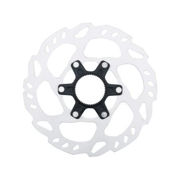 Ротор велосипедный Shimano SLX, RT70, 160мм, Center Lock, внешние шлицы, стопорные кольца, ISMRT70SE