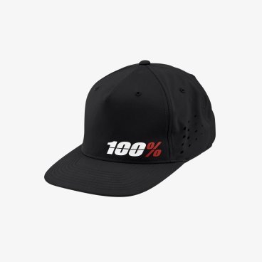 Бейсболка велосипедная 100% Ozone Snapback Hat, Black, 20077-001-01