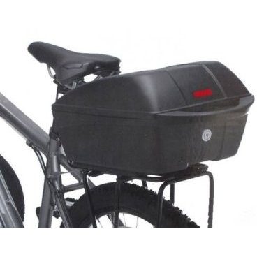Сумка/бокс Polisport QST, на велобагажник, объём 12 литров, с ключом, BLACK, PLS8870500001