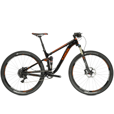 Двухподвесный велосипед Trek Fisher Fuel EX 9 29" Trek Black/Rhymes with Orange