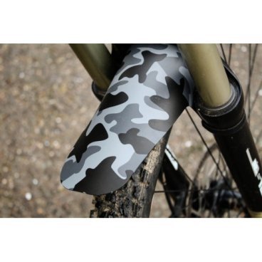 Крыло велосипедное Mucky Nutz Face Fender, переднее, универсальное, Camouflage Grey, MN0161