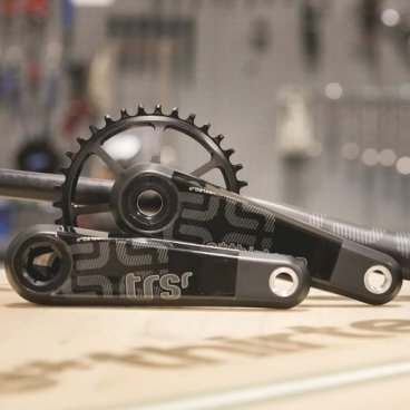 Шатуны велосипедные E Thirteen TRS Race Carbon Cranks, 170x73mm, Black, CS4TRA-107