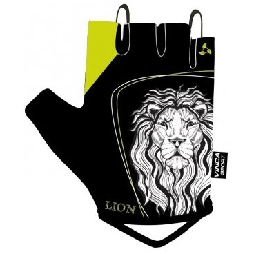 Велоперчатки Vinca Sport LION, гелевые вставки, VG 973 lion
