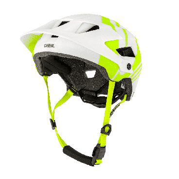 Шлем велосипедный O'Neal DEFENDER Helmet NOVA, white/neon yellow, 0502-765