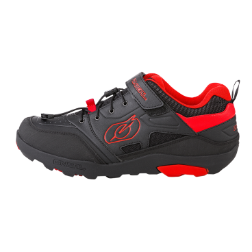 Велотуфли O´Neal TRAVERSE FLAT Shoe, black/red, 327-307