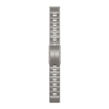 Ремешок сменный для смарт-часов Garmin fenix 6, 22mm, Vented Titanium Bracelet, 010-12863-08