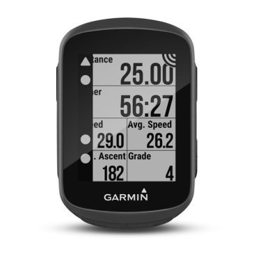 Велокомпьютер Garmin Edge 130, GPS, беспроводно, черный, 010-01913-01