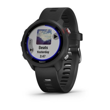 Смарт-часы Garmin Forerunner 245 Music, GPS, Wi-Fi, EU/PAC, Black/Red, 010-02120-30