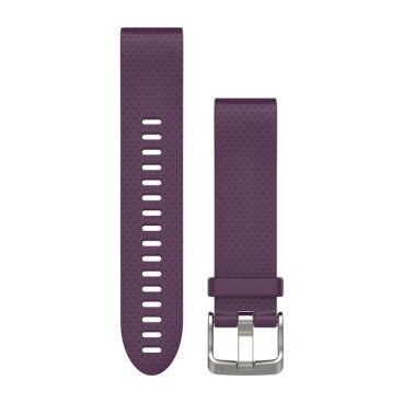 Ремешок сменный для спортивных часов Garmin QuickFit, 20mm, силикон, Amethyst Purple (Фиолетовый), 010-12491-15