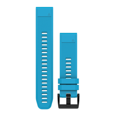 Ремешок сменный для спортивных часов Garmin QuickFit, 22mm, силикон, Blue (Голубой), 010-12496-04