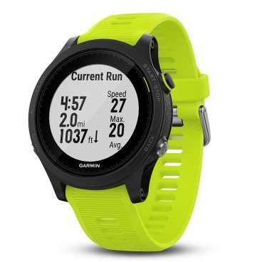 Фото Часы спортивные Garmin Forerunner 935, Tri-Bundle, черно-зеленые, 010-01746-06