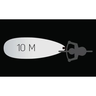 Фара велосипедная Topeak SoundLite USB, передняя, White, TMS077W