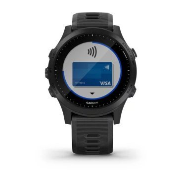 Смарт-часы Garmin Forerunner 945, GPS, Wi-Fi, EMEA, Black, 010-02063-01