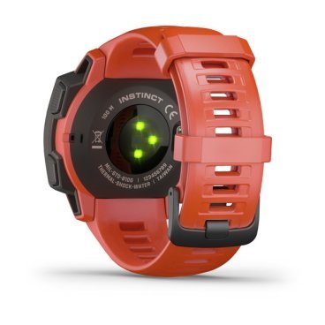 Смарт-часы Garmin Instinct Solar, Flame Red, 010-02293-20
