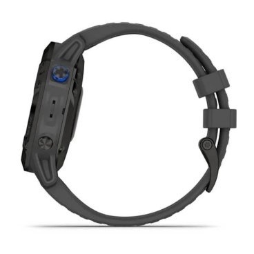 Смарт-часы Garmin fenix 6 Pro Solar, Black with Slate Gray Band, 010-02410-11