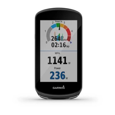 Велокомпьютер Garmin Edge 1030 Plus Bundle, GPS, беспроводной, черный, 010-02424-11