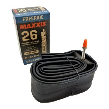 Камера велосипедная Maxxis Freeride, 26x2.2/2.5, ниппель Presta 48 mm, велониппель, IB67447400