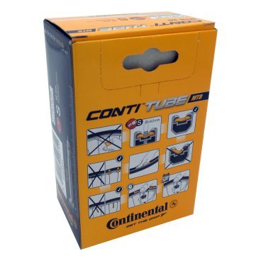 Камера велосипедная Continental MTB 26", 47-559 / 62-559, S42, спортниппель, 0181631