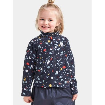 Куртка детская Didriksons MONTE PR KID'S MICROFLEECE JKT, 953 камешки на морском дне, 503413