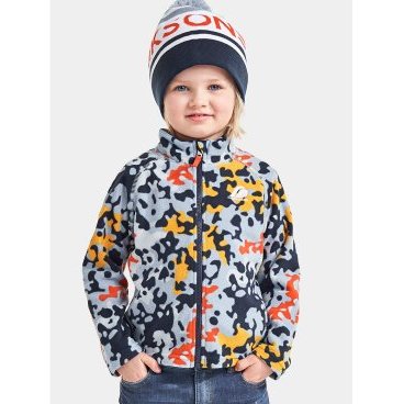 Куртка детская Didriksons MONTE PR KID'S MICROFLEECE JKT, 955 блики на воде, 503535