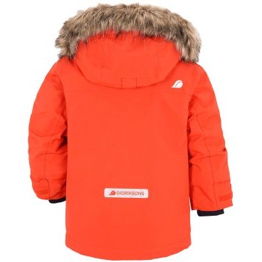 Куртка детская Didriksons POLARBJORNEN KIDS PARKA, 424 маково-оранжевый, 503400