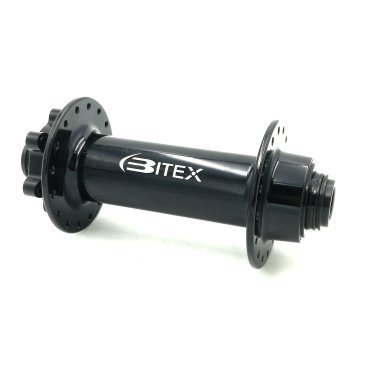 Велосипедная втулка Bitex FB-MTF, передняя, для фэтбайка, 32 спицы, чёрная, FB-MTF15-150BK