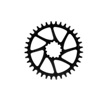 Фото Звезда передняя велосипедная GARBARUK, SRAM GXP Round, BOOST, 36T, Black, 5907441529051