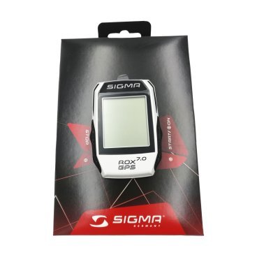 Велокомпьютер SIGMA ROX GPS 7.0, 23 функции, беспроводной, белый, 01005