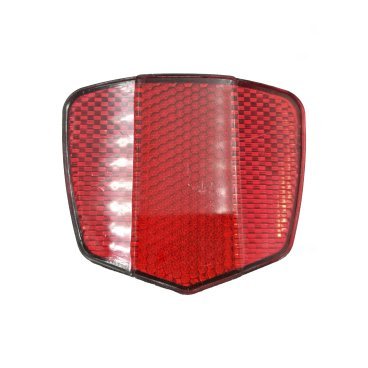 Светоотражатель Hualong, задний, красный, пластик, HL-R02 red