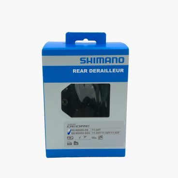Переключатель задний Shimano Deore RD-M6000, длинная лапка SGS, для привода 10 скоростей, IRDM6000SG