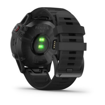 Смарт-часы Garmin fenix 6 Pro, GPS, Watch, EMEA, Black w/Black Band, 010-02158-02