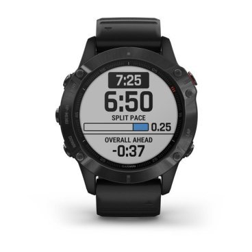 Смарт-часы Garmin fenix 6 Pro, GPS, Watch, EMEA, Black w/Black Band, 010-02158-02