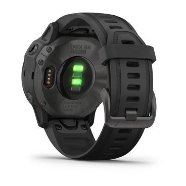 Смарт-часы Garmin fenix 6S Sapphire, GPS Watch, EMEA , Carbon Grey DLC w/Blk Band, 010-02159-25