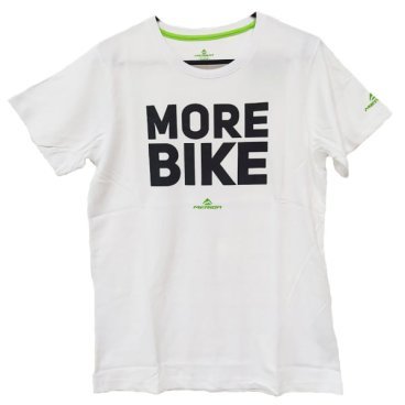 Футболка велосипедная MERIDA T-Shirt More Bike, White, короткий рукав, 2287013152