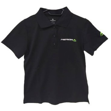 Футболка велосипедная MERIDA Polo-Shirt, Black, короткий рукав, 2287012612
