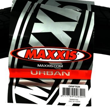 Велопокрышка Maxxis Grifter Urban, 29x2.5, 60 TPI, wire, Single, черная, ETB96802000